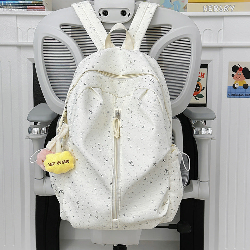 Star-Patterned Lightweight Backpack Stornfield