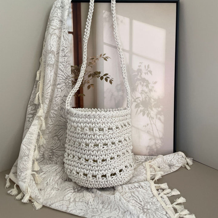 Hand-knotted tote bag Stornfield