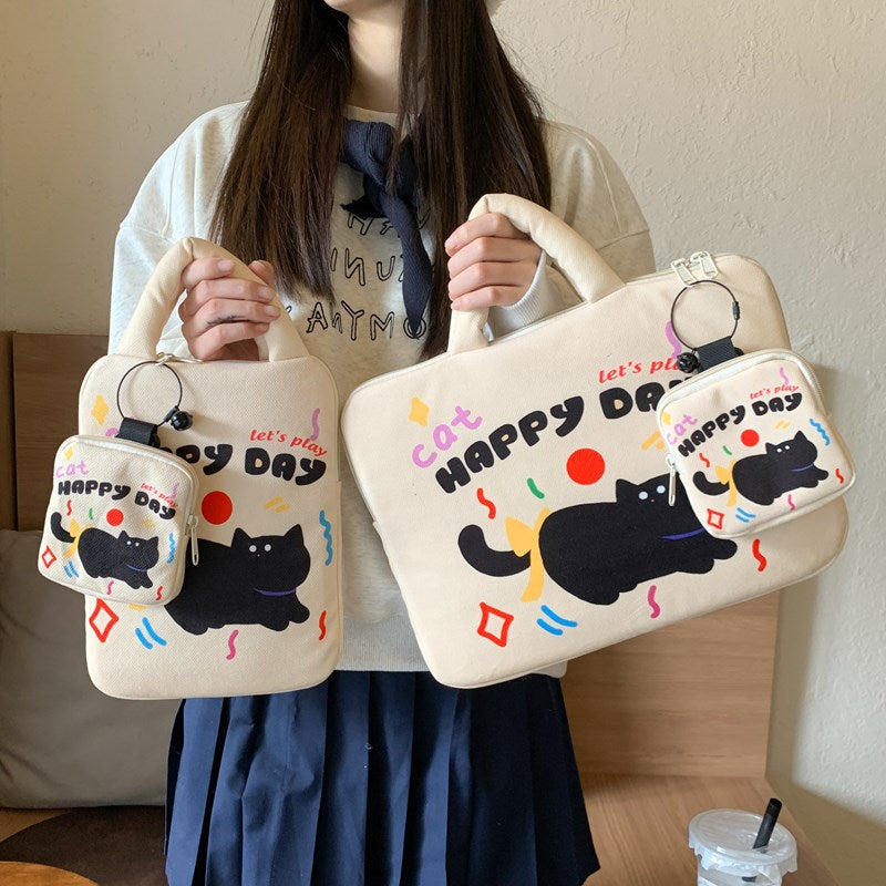 Laptop bag with creative cat pattern Stornfield