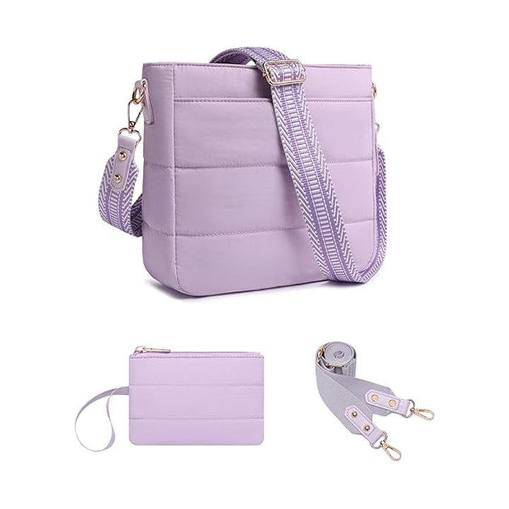 Fashionable shoulder bag with removable card case Stornfield