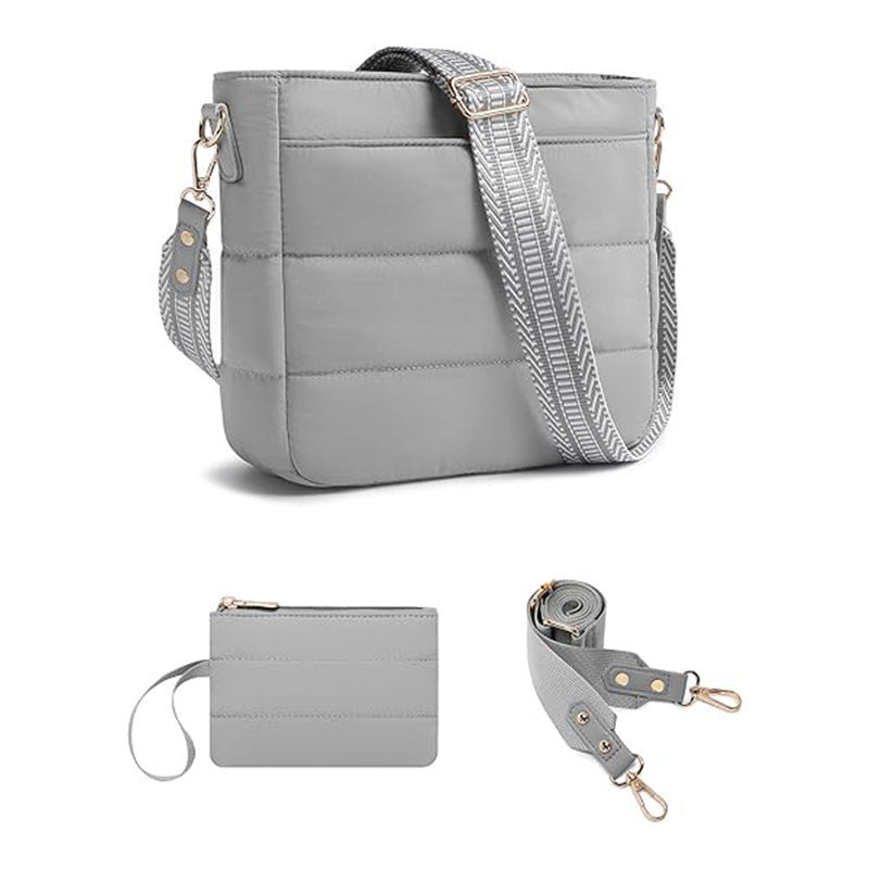 Fashionable shoulder bag with removable card case Stornfield
