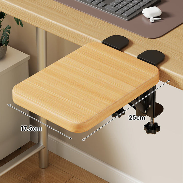 Under-Desk Sliding Keyboard Tray and Desk Extender with Smooth Glide Mount