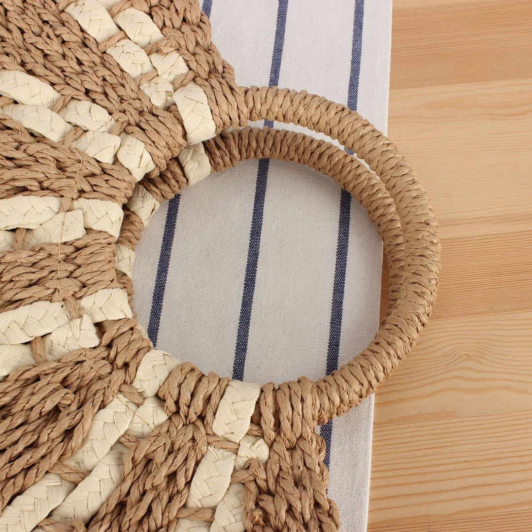 Tote bag with handcrafted weave Stornfield