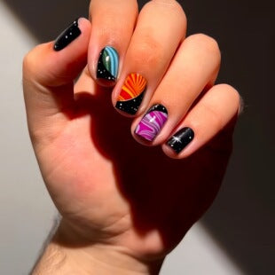 Creative 3D Bow and Pearl Nail Extensions Stornfield