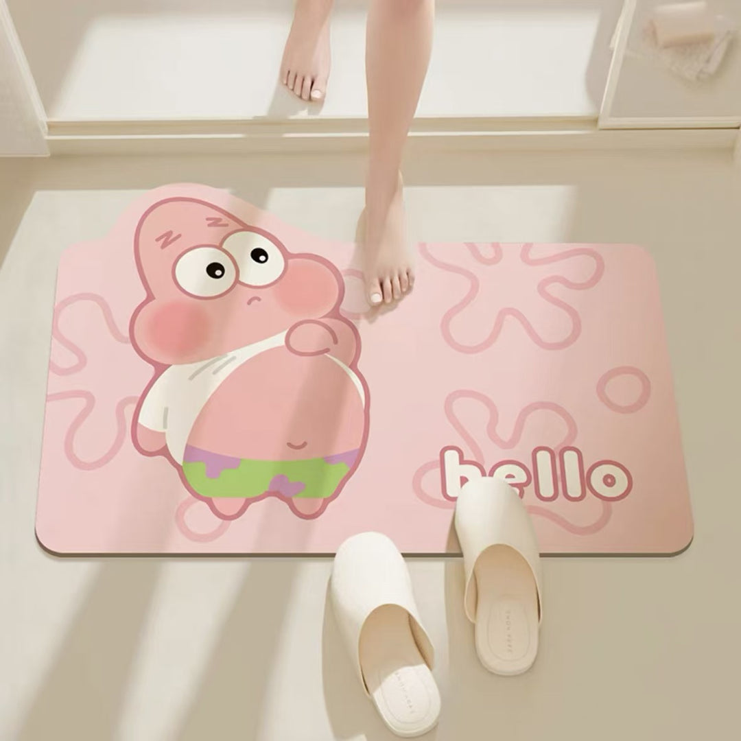 Cartoon Character Themed Bath Mat Stornfield