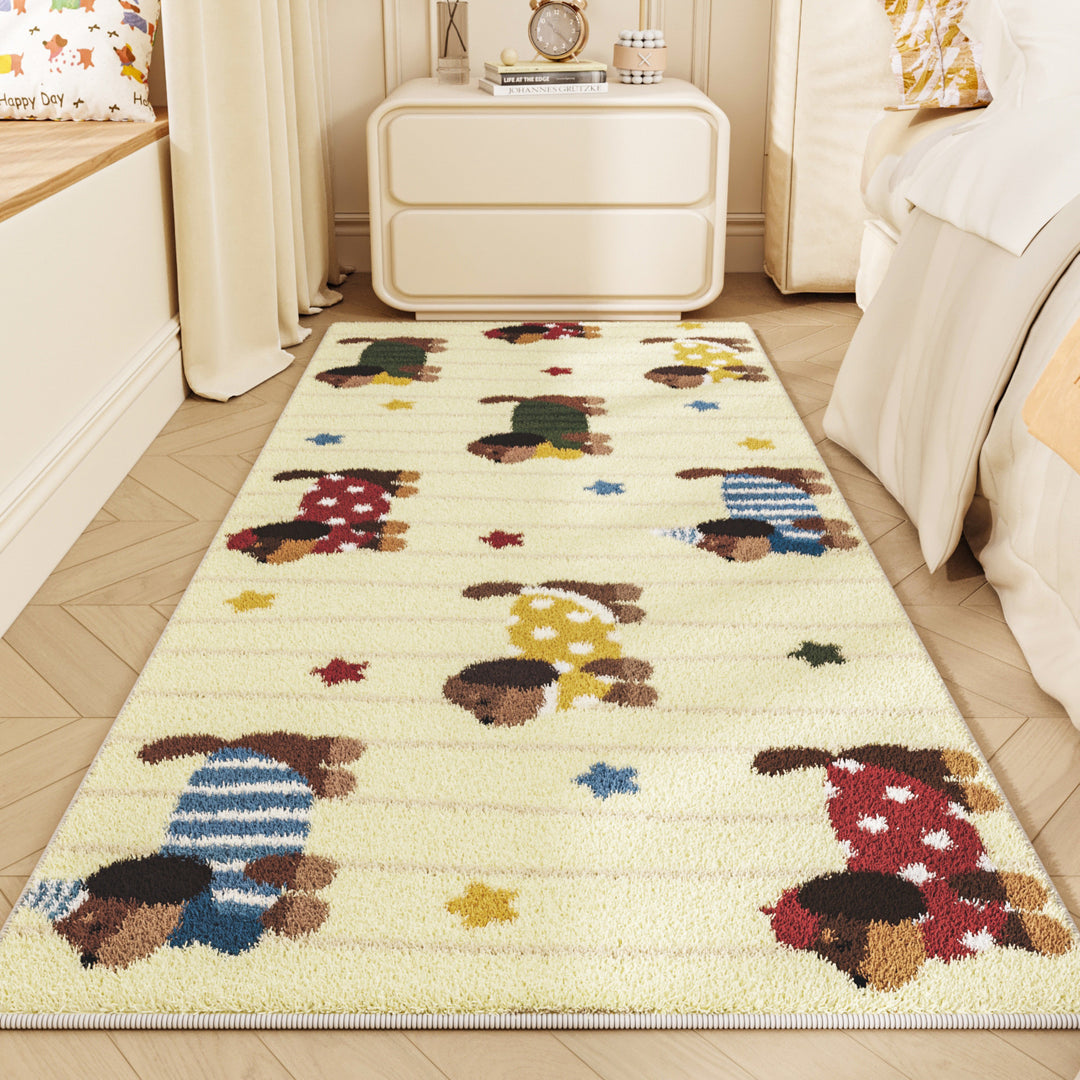 Cute Dog-Themed Area Rug