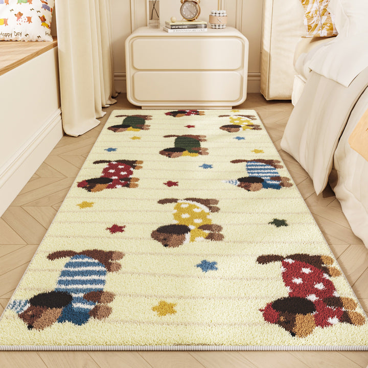 Cute Dog-Themed Area Rug