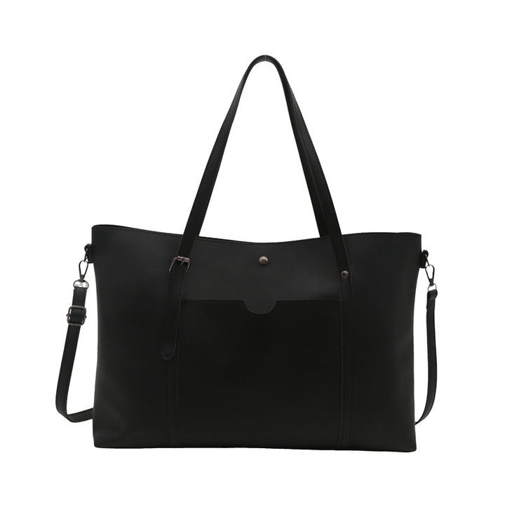 Versatile Vegan Leather Tote Bag