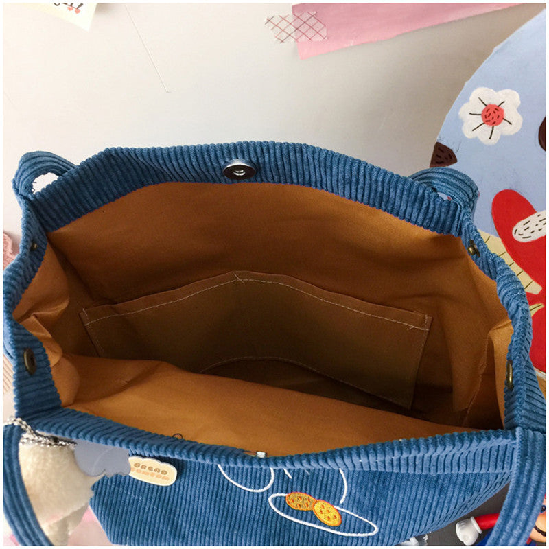 Cute Cartoon Bear Tote Bag