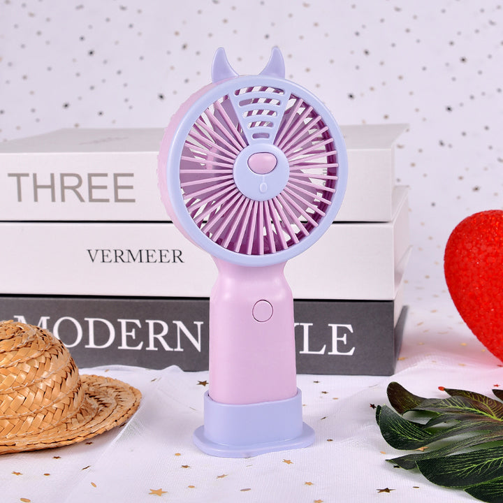 Unisex Portable Hand Fan with Cute Animal Design Stornfield