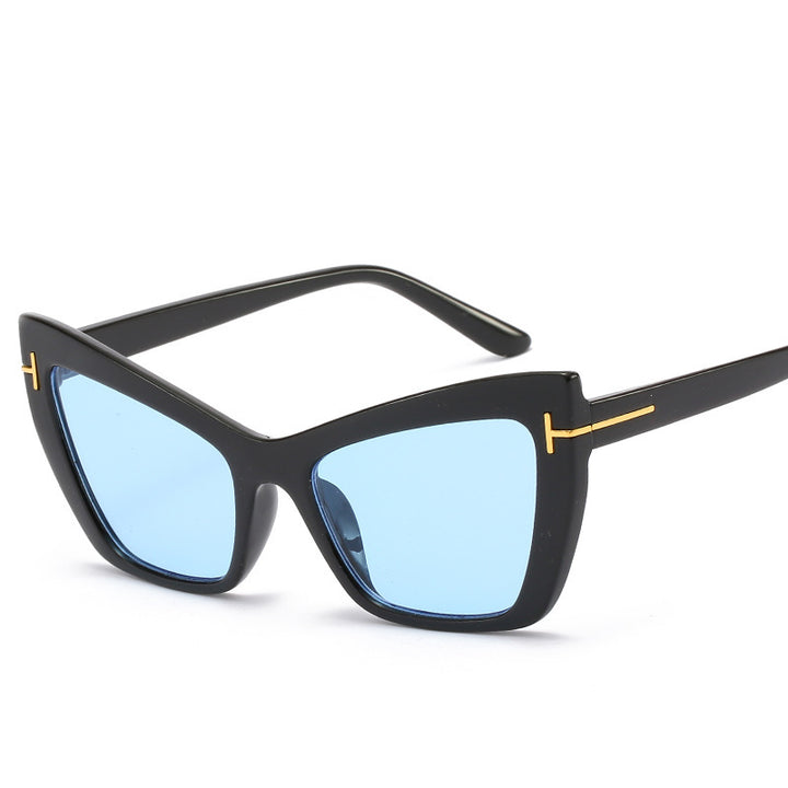 Cat-Eye Frame Sunglasses with Gradient Lenses Stornfield