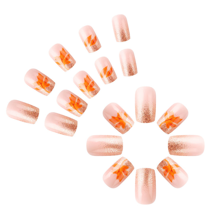 Autumn-Inspired Gel Nail Art Set Stornfield