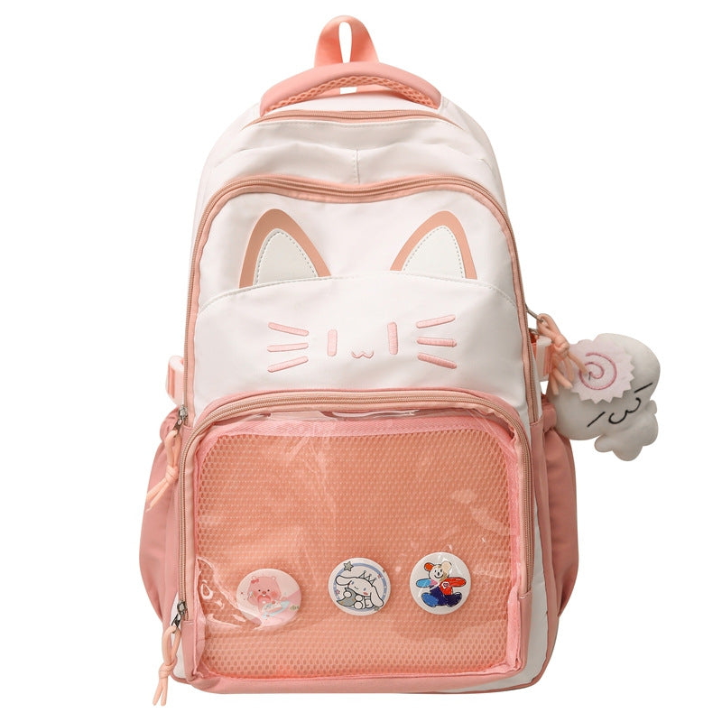 Cute Cat-Themed School Backpack Stornfield