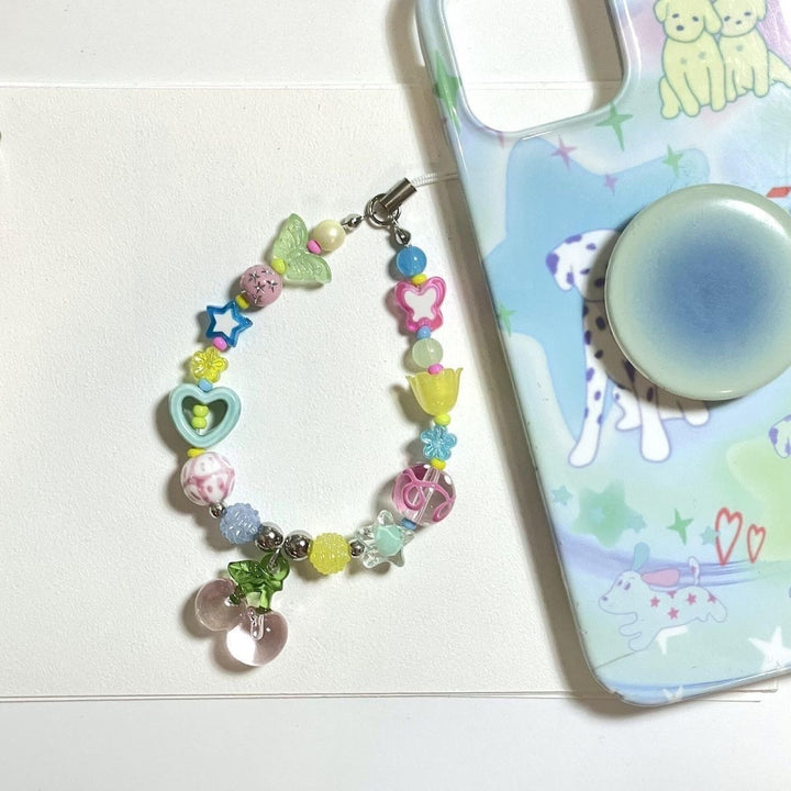 Playful Beaded Charm Mobile Lanyard Stornfield