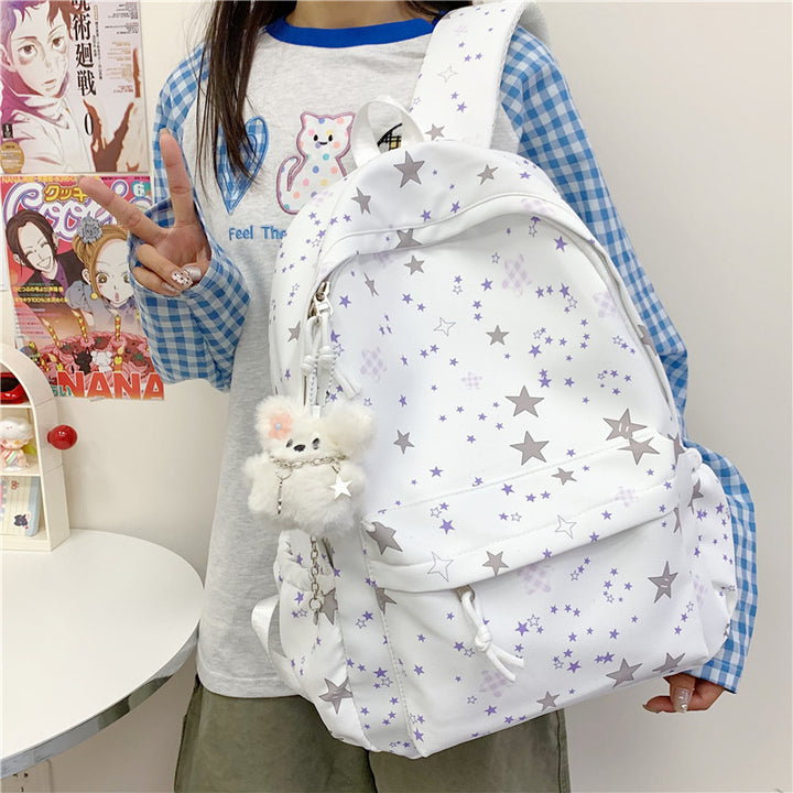 Girls' Star Patterned Backpack Stornfield