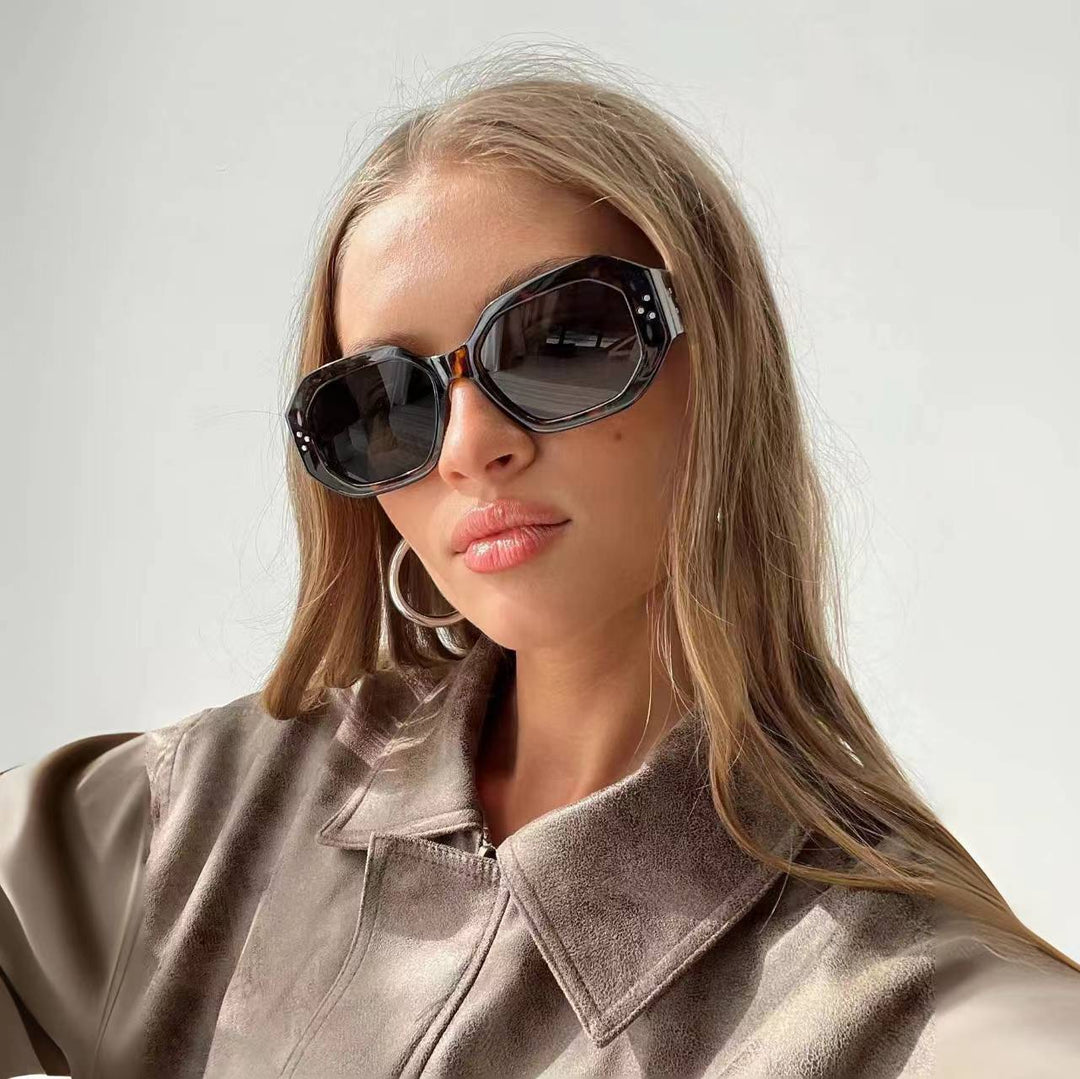 Women's Stylish Sunglasses in Distinctive, Octagonal Design Stornfield