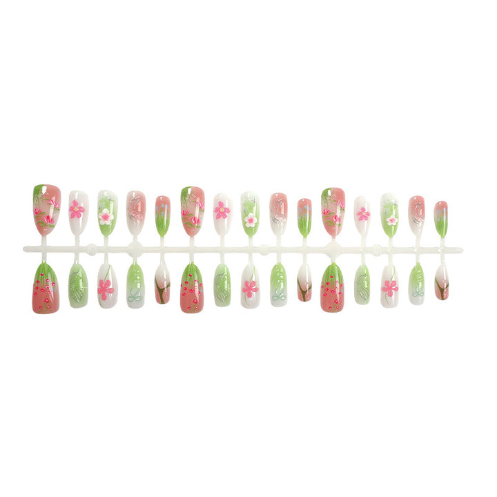 Artistic Floral Nail Tips Stornfield