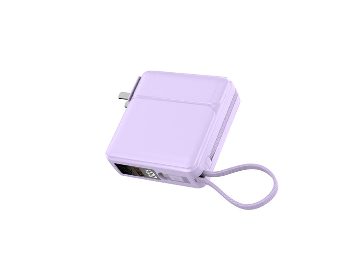 Compact quick-charge power bank with LCD display and integrated safety technology Stornfield