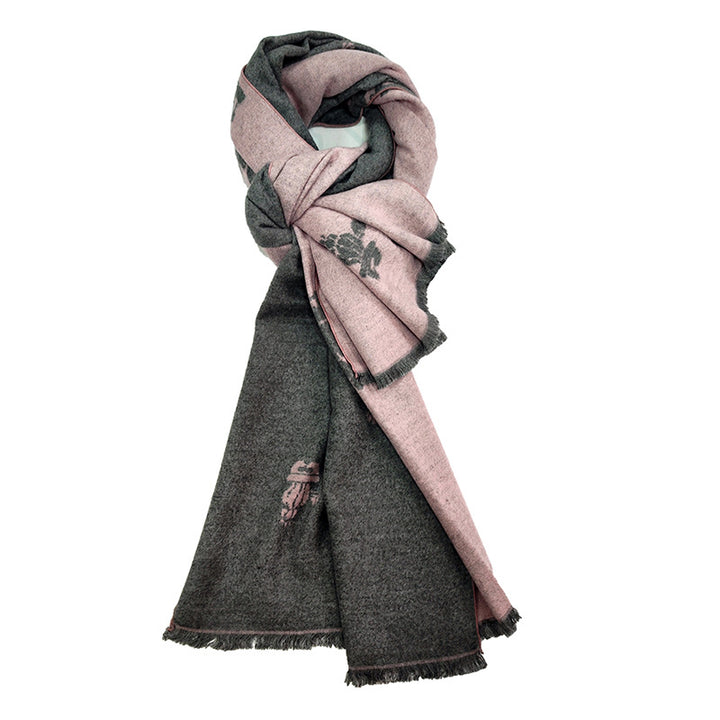 Ladies Elegant and Warm Scarf with Geometric Pattern Stornfield