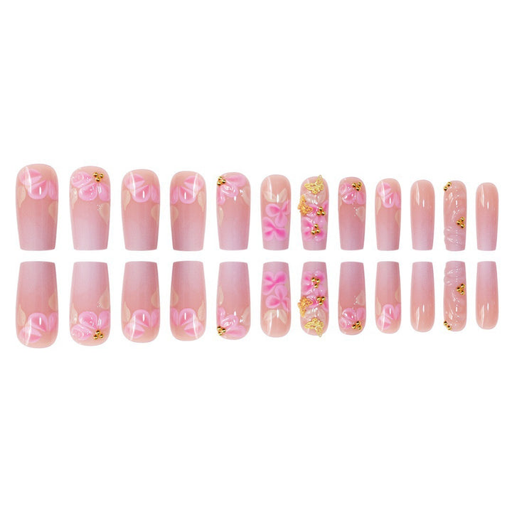 Floral Art Acrylic Nail Enhancements Stornfield