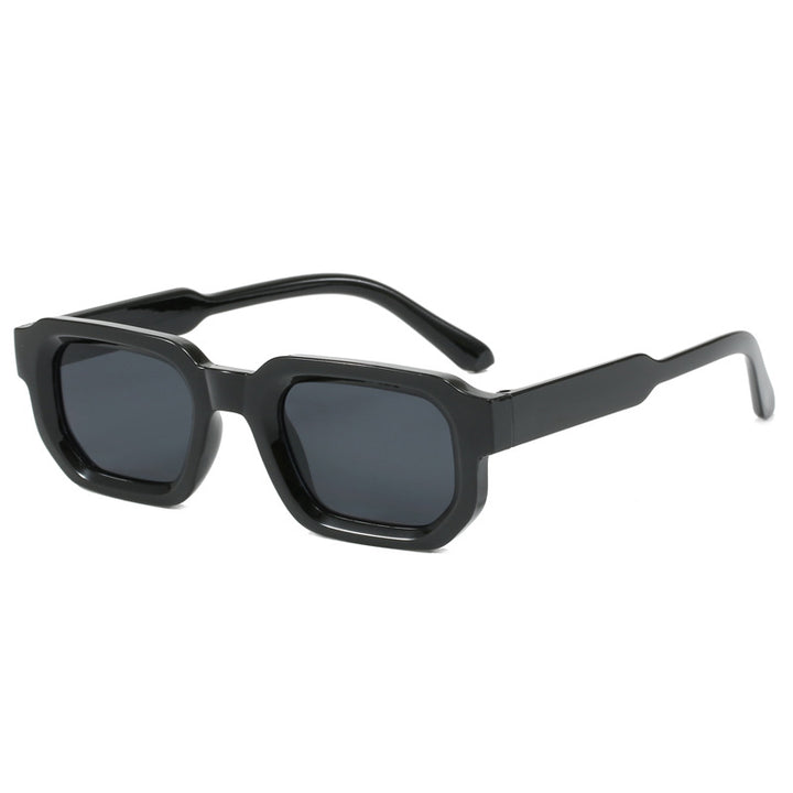 Women's fashionable square sunglasses with clear frame Stornfield