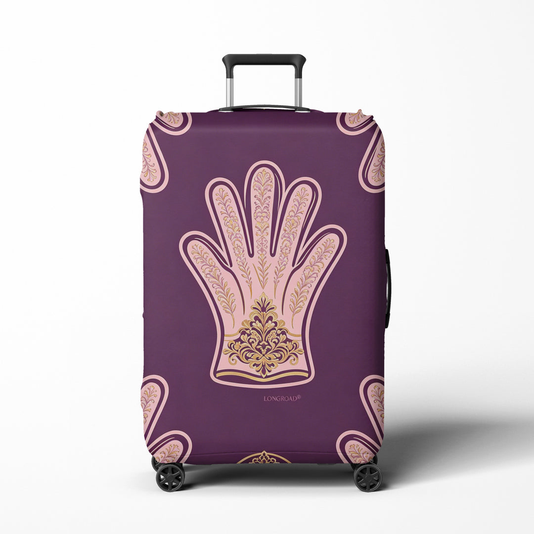 Women's suitcase with unique hand-drawn design Stornfield