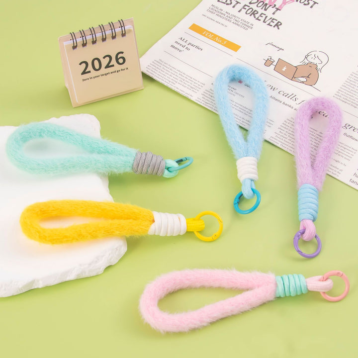 Soft Fuzzy Textured Keychain Stornfield