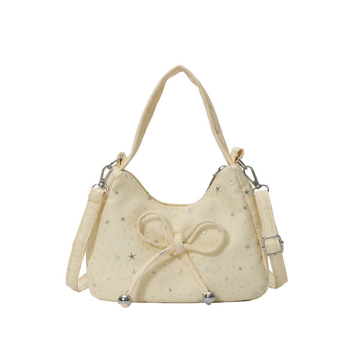 WoDecorative Star-Patterned Hobo Bag Stornfield