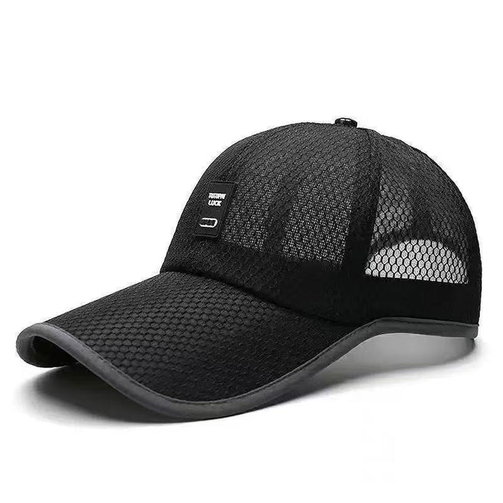 breathable mesh baseball cap with adjustable back strap and curved brim Stornfield