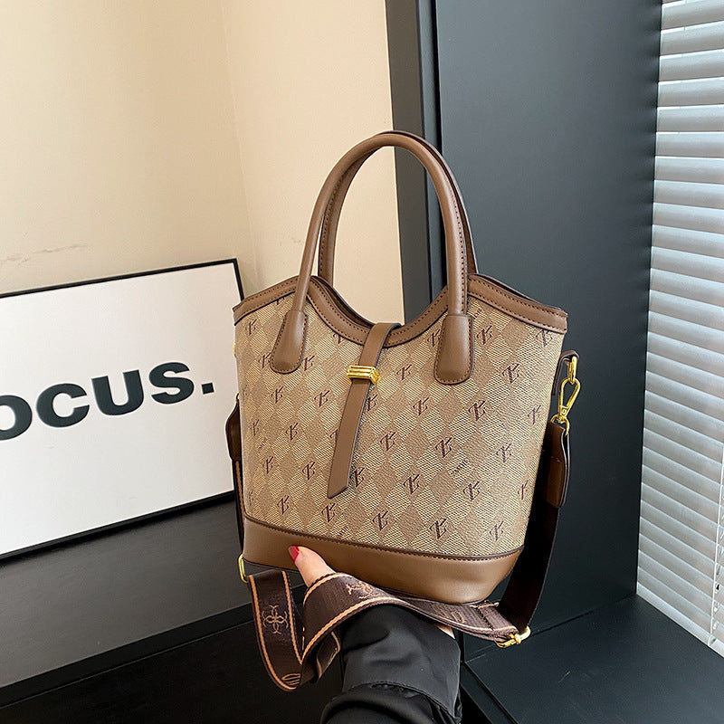 Designer Monogram Tote Handbag
