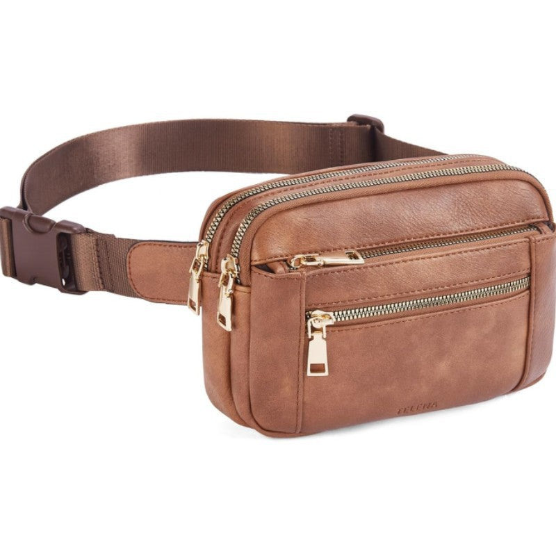 Elegant Leather Fanny Pack Stornfield