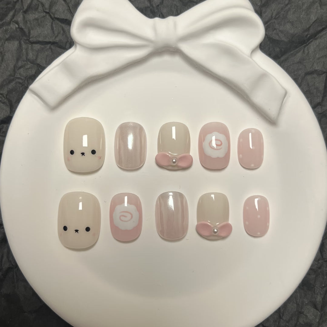 Cute Themed Press-On Nails