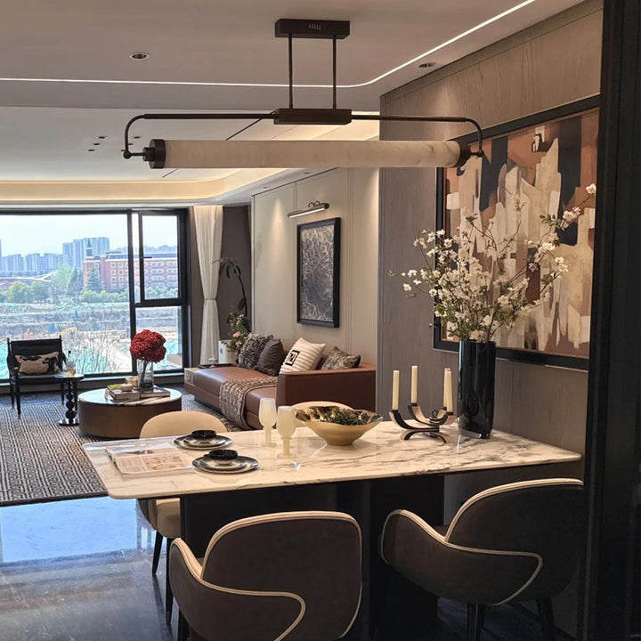 Modern Minimalist Linear Pendant Light Fixture