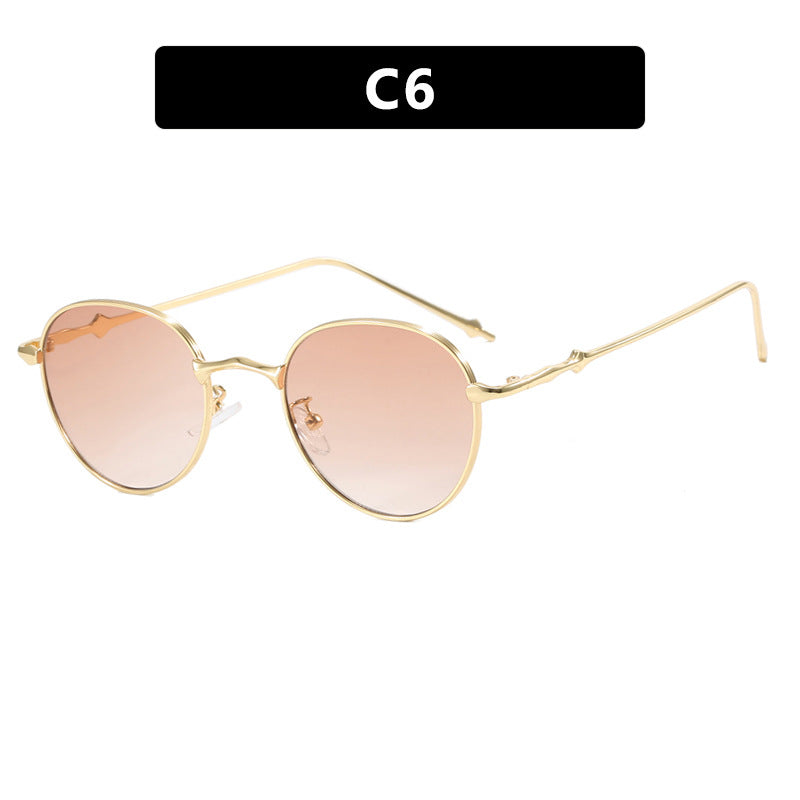 Ladies elegant sunglasses in fashionable oval design Stornfield