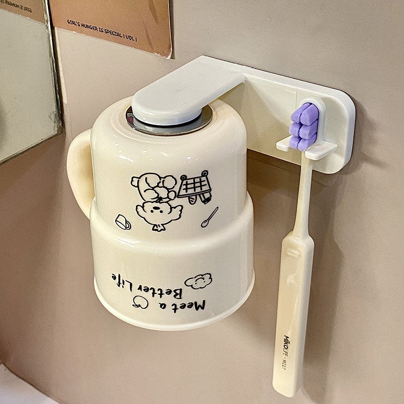Wall-mounted cup holder with creative and playful design Stornfield