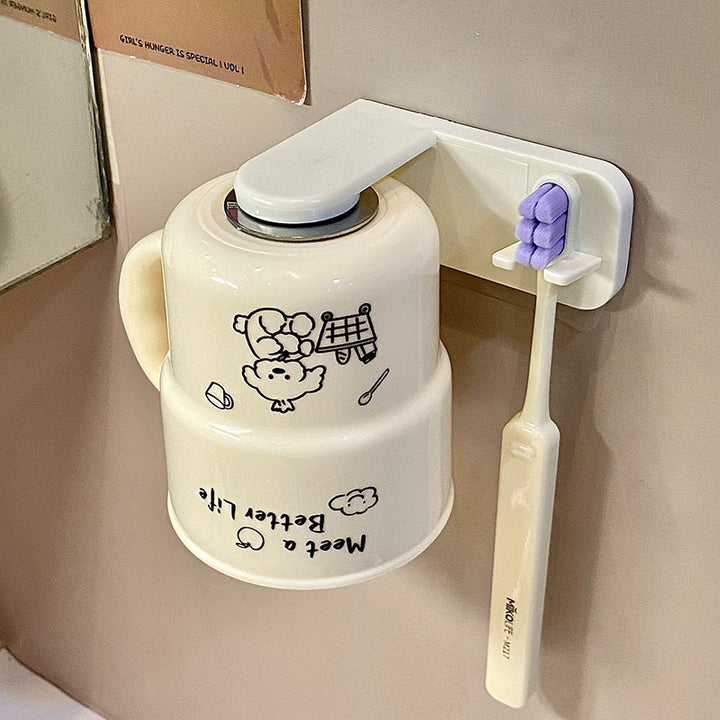 Wall-mounted cup holder with creative and playful design Stornfield