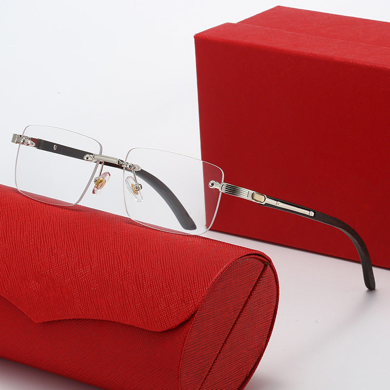 Women's Square Sunglasses with Elegant Metal Accents Stornfield