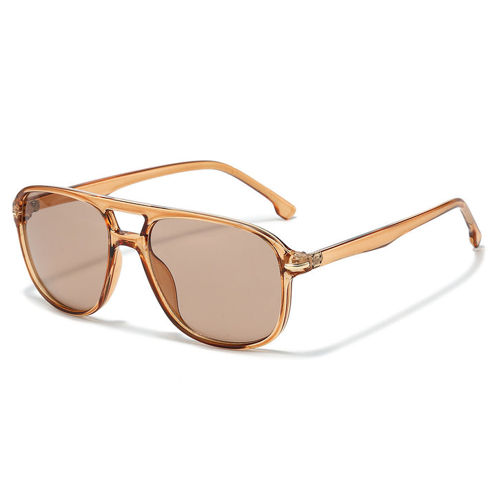 Oversized Gradient Lens Shield Sunglasses Stornfield