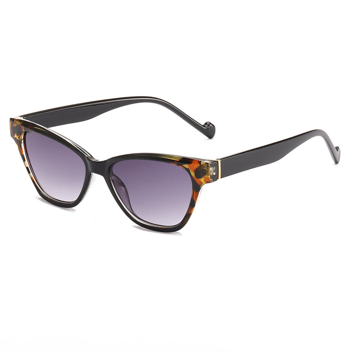 Women Cat-Eye Sunglasses with Modern Leopard Print Stornfield