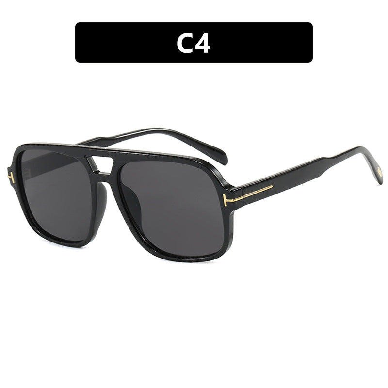 Women's trendy sunglasses with square frame and polarizing yellow lenses Stornfield