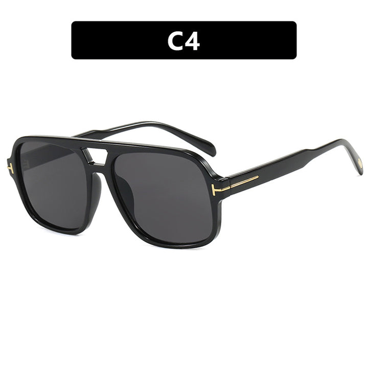 Women's trendy sunglasses with square frame and polarizing yellow lenses Stornfield