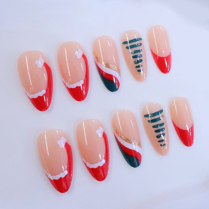 Artistic Holiday-Themed Nail Art Enhancements Stornfield
