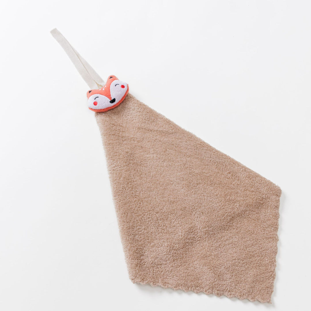 Plush Mouse Hooded Baby Bath Towel with Hanging Loop