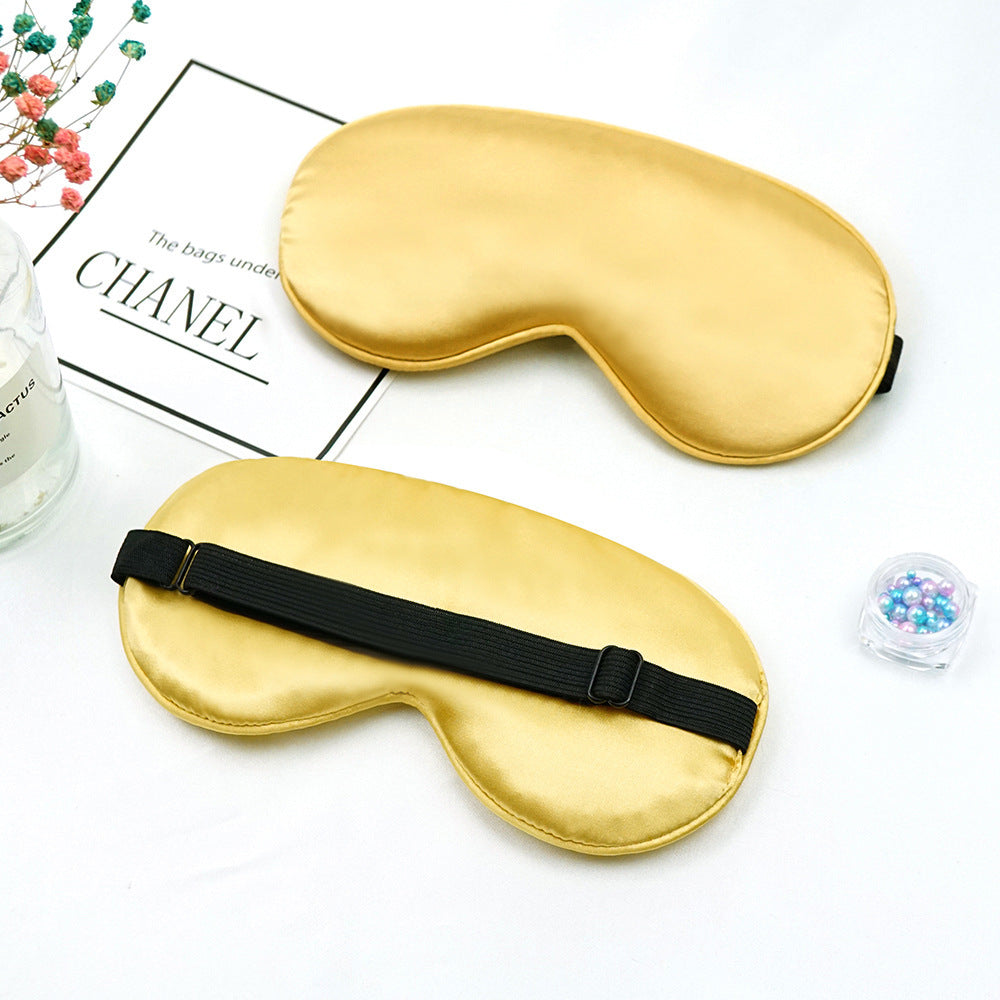 Unisex nan luxurious satin sleep mask with anatomical contour and adjustable elastic band Stornfield