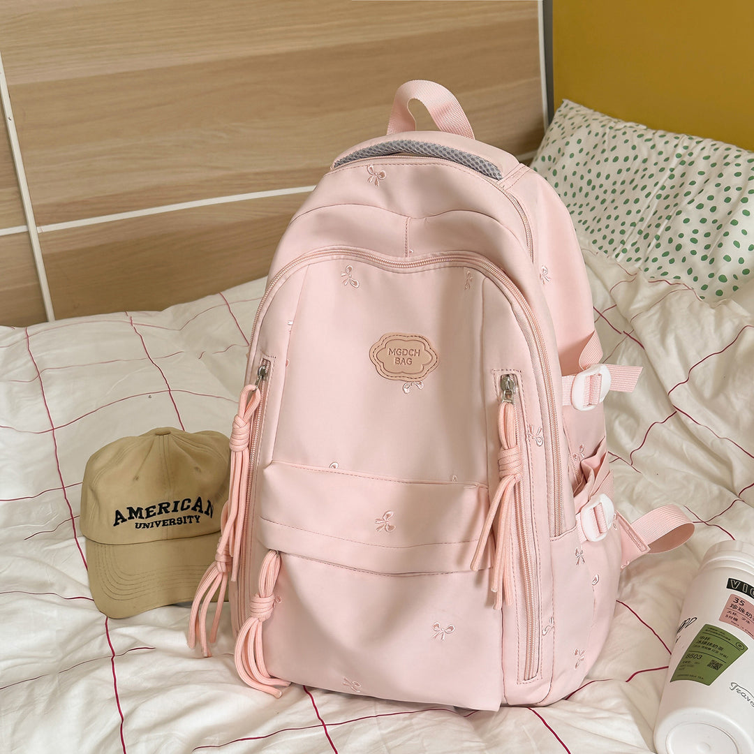 Decorative Star-Patterned Backpack Stornfield