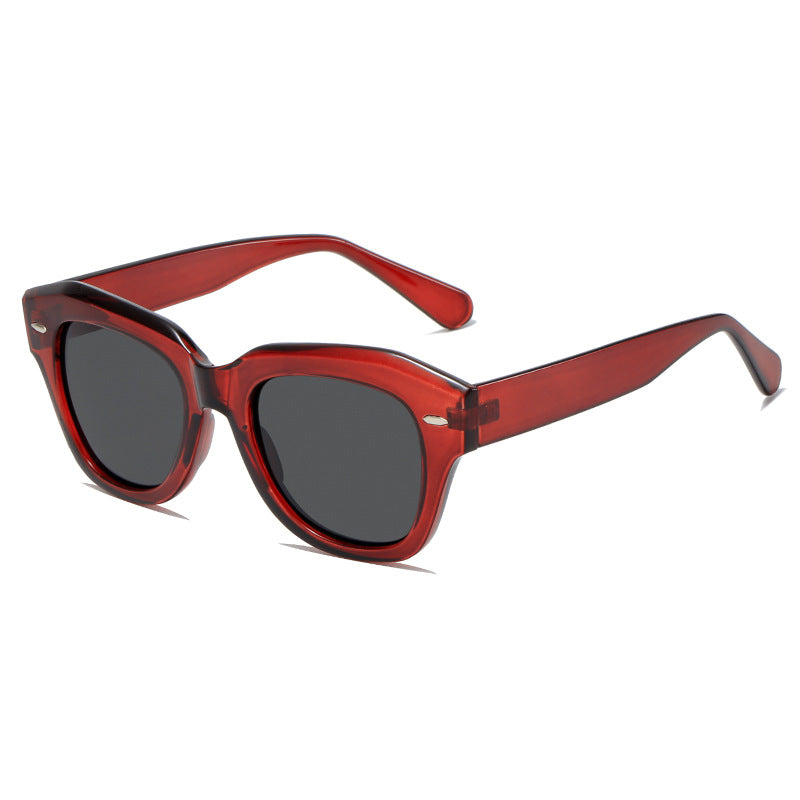 Women stylish sunglasses in modern design with transparent frame Stornfield