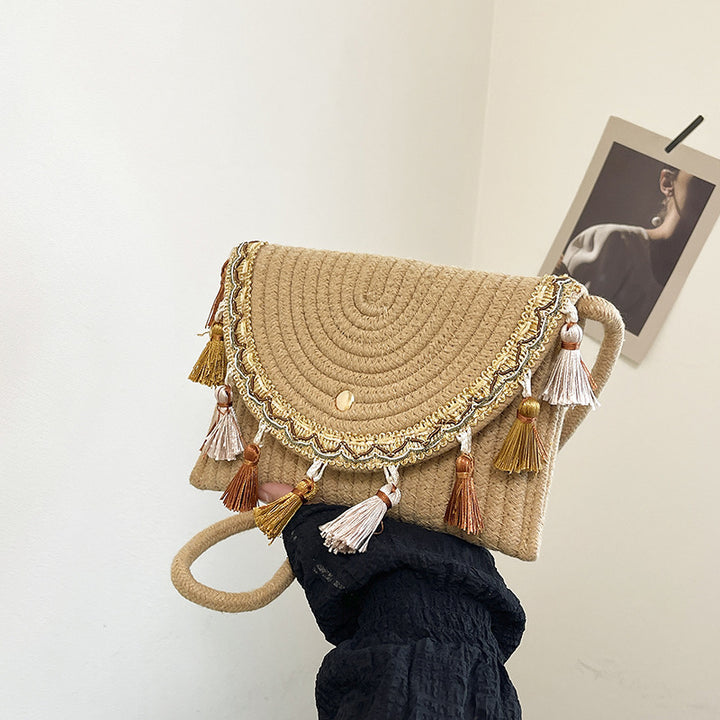 Bohemian Woven Clutch Bag Stornfield
