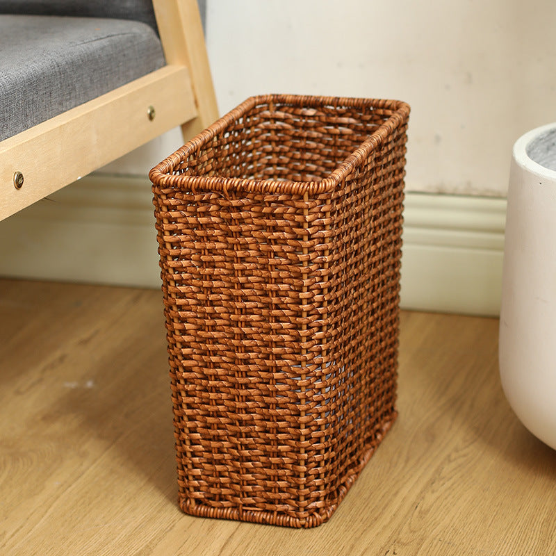 Unisex Rectangular Storage Basket made of handwoven material Stornfield