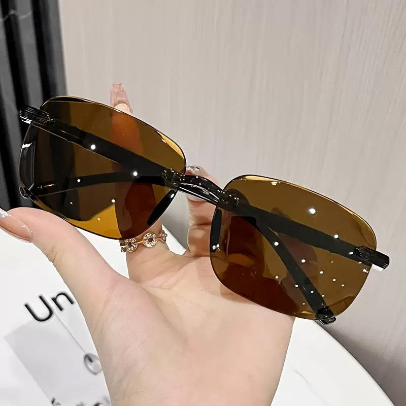 Modern Oversized Rectangle Sunglasses Stornfield