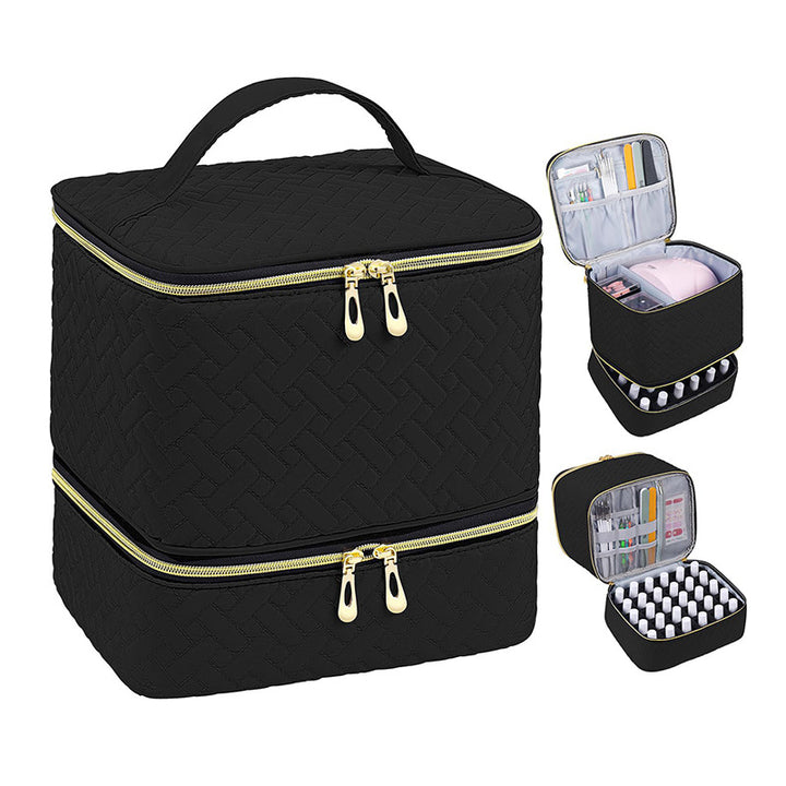 Cosmetic storage bag with multiple compartments Stornfield